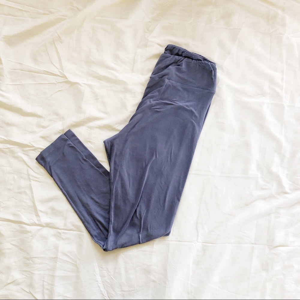 Lularoe Blue Gray Legging TC